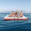 image:imageVEVOR Inflatable Floating Dock Inflatable Dock Platform NonSlip Air Dock Platform with Portable Carrying Bag amp Detachable Ladder Floating Platform Island Raft for Pool Beach Ocean7 x 7 FT