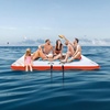 image:imageVEVOR Inflatable Floating Dock Inflatable Dock Platform NonSlip Air Dock Platform with Portable Carrying Bag amp Detachable Ladder Floating Platform Island Raft for Pool Beach Ocean10 x 10 FT
