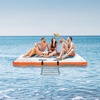 image:imageVEVOR Inflatable Floating Dock Inflatable Dock Platform NonSlip Air Dock Platform with Portable Carrying Bag amp Detachable Ladder Floating Platform Island Raft for Pool Beach Ocean6 x 5 FT
