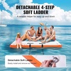 image:imageVEVOR Inflatable Floating Dock Inflatable Dock Platform NonSlip Air Dock Platform with Portable Carrying Bag amp Detachable Ladder Floating Platform Island Raft for Pool Beach Ocean8 x 5 FT
