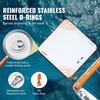 image:imageVEVOR Inflatable Floating Dock Inflatable Dock Platform NonSlip Air Dock Platform with Portable Carrying Bag amp Detachable Ladder Floating Platform Island Raft for Pool Beach Ocean10 x 10 FT