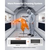 image:imageVEVOR Inflatable Paint Booth 13 x 10 x 9 ft Portable Spray Booth with 750W Powerful Blower and Large Filter Cotton Arched Roof Blow Up Painting Tent for Bike Motorcycle and Furniture Gray