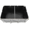 image:imageVEVOR KOI Aquarium Tank Above Ground Fish Pond 127 Gallon Foldable Canvas Fish Pool Pond with Clear Viewing Panel OutdoorIndoor No Dig Turtle Goldfish Pond with 304SS Frame and Drain ValveWith Clear Panel