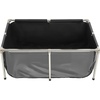 image:imageVEVOR KOI Aquarium Tank Above Ground Fish Pond 127 Gallon Foldable Canvas Fish Pool Pond with Clear Viewing Panel OutdoorIndoor No Dig Turtle Goldfish Pond with 304SS Frame and Drain ValveWith Clear Panel