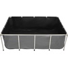 image:imageVEVOR KOI Aquarium Tank Above Ground Fish Pond 127 Gallon Foldable Canvas Fish Pool Pond with Clear Viewing Panel OutdoorIndoor No Dig Turtle Goldfish Pond with 304SS Frame and Drain ValveWith Clear Panel