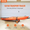 image:imageVEVOR Kayak Cart 250lbs Load Capacity Foldable Kayak Dolly Aluminum Kayak Wheels with 10 Solid Tires for Kayaks Carrier Canoes Paddleboard Kayak Trolley Float Mats Jon Boats