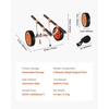 image:imageVEVOR Kayak Cart Heavy Duty 450 LBS Load Capacity Kayak Trailer Detachable Canoe Trolley Cart with Adjustable Width amp Nonslip Support Foot 12 Solid Tires for Kayaks Canoes Float Mats Paddleboards