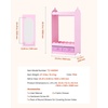 image:imageVEVOR Kids Dress Up Storage with Mirror Dress Up Closet Kids Armoire Wardrobe Closet for Little Girls Toddler Costume Organizer Pretend Princess Storage Dresser for Bedroom Girls Room PinkPink