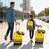 image:imageVEVOR Kids Luggage Set 2 Piece 18 Inch Hardside Rolling Wheels Suitcase with HardShell Backpack Unicorn Kids Carry on Luggage Set Holiday Birthday Gift for Girls amp Boys Airline ApprovedYellow