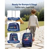 image:imageVEVOR Kids Luggage Set 2 Piece 18 Inch Hardside Rolling Wheels Suitcase with HardShell Backpack Unicorn Kids Carry on Luggage Set Holiday Birthday Gift for Girls amp Boys Airline ApprovedDinosaur