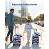 image:imageVEVOR Kids Luggage Set 2 Piece 18 Inch Hardside Rolling Wheels Suitcase with HardShell Backpack Unicorn Kids Carry on Luggage Set Holiday Birthday Gift for Girls amp Boys Airline ApprovedCar