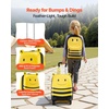 image:imageVEVOR Kids Luggage Set 2 Piece 18 Inch Hardside Rolling Wheels Suitcase with HardShell Backpack Unicorn Kids Carry on Luggage Set Holiday Birthday Gift for Girls amp Boys Airline ApprovedYellow