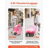 image:imageVEVOR Kids Luggage Set 2 Piece 18 Inch Hardside Rolling Wheels Suitcase with HardShell Backpack Unicorn Kids Carry on Luggage Set Holiday Birthday Gift for Girls amp Boys Airline ApprovedOwl