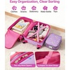 image:imageVEVOR Kids Luggage Set 2 Piece 18 Inch Hardside Rolling Wheels Suitcase with HardShell Backpack Unicorn Kids Carry on Luggage Set Holiday Birthday Gift for Girls amp Boys Airline ApprovedUnicorn