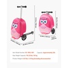 image:imageVEVOR Kids Luggage Set 2 Piece 18 Inch Hardside Rolling Wheels Suitcase with HardShell Backpack Unicorn Kids Carry on Luggage Set Holiday Birthday Gift for Girls amp Boys Airline ApprovedOwl