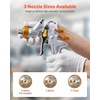 image:imageVEVOR LVLP Air Spray Gun Gravity Feed Paint Sprayer Gun with 3 Nozzles 131417mm 600ml Capacity Automotive Paint Sprayer with Air Regulator for Furniture Car Painting Home ImprovementHVLP 131417mm