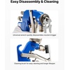 image:imageVEVOR LVLP Air Spray Gun Gravity Feed Paint Sprayer Gun with 3 Nozzles 131417mm 600ml Capacity Automotive Paint Sprayer with Air Regulator for Furniture Car Painting Home ImprovementSiphon 18 mm