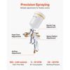 image:imageVEVOR LVLP Air Spray Gun Gravity Feed Paint Sprayer Gun with 3 Nozzles 131417mm 600ml Capacity Automotive Paint Sprayer with Air Regulator for Furniture Car Painting Home ImprovementHVLP 131417mm