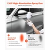 image:imageVEVOR LVLP Air Spray Gun Gravity Feed Paint Sprayer Gun with 3 Nozzles 131417mm 600ml Capacity Automotive Paint Sprayer with Air Regulator for Furniture Car Painting Home ImprovementLVLP 131417mm