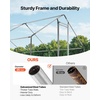 image:imageVEVOR Large Metal Chicken Coop with Run Walkin Chicken Coop for Yard with Waterproof Cover 65 x 98 x 65 ft Spire Roof Large Poultry Cage for Hen House Duck Coop and Rabbit Run1181L x 1181W x 787H