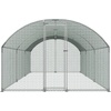 image:imageVEVOR Large Metal Chicken Coop with Run Walkin Chicken Coop for Yard with Waterproof Cover 65 x 98 x 65 ft Spire Roof Large Poultry Cage for Hen House Duck Coop and Rabbit Run1181L x 2362W x 787H
