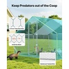 image:imageVEVOR Large Metal Chicken Coop with Run Walkin Chicken Coop for Yard with Waterproof Cover 65 x 98 x 65 ft Spire Roof Large Poultry Cage for Hen House Duck Coop and Rabbit Run1181L x 1181W x 787H