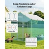 image:imageVEVOR Large Metal Chicken Coop with Run Walkin Chicken Coop for Yard with Waterproof Cover 65 x 98 x 65 ft Spire Roof Large Poultry Cage for Hen House Duck Coop and Rabbit Run787L x 787W x 787H
