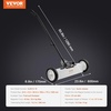 image:imageVEVOR Magnetic Pick Up Sweeper 17inch Heavy Duty Magnet Pickup Lawn Sweeper Roofing Tools 10 Lbs Yard Magnet with Telescoping Holder and Wheels to Pick Up Nails Magnetic Sweeper for Construction18 Inch45LBS