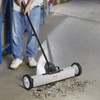 image:imageVEVOR Magnetic Pick Up Sweeper 17inch Heavy Duty Magnet Pickup Lawn Sweeper Roofing Tools 10 Lbs Yard Magnet with Telescoping Holder and Wheels to Pick Up Nails Magnetic Sweeper for Construction24 Inch50LBS