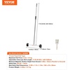 image:imageVEVOR Magnetic Pick Up Sweeper 17inch Heavy Duty Magnet Pickup Lawn Sweeper Roofing Tools 10 Lbs Yard Magnet with Telescoping Holder and Wheels to Pick Up Nails Magnetic Sweeper for Construction15 Inch8LBS