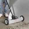 image:imageVEVOR Magnetic Pick Up Sweeper 17inch Heavy Duty Magnet Pickup Lawn Sweeper Roofing Tools 10 Lbs Yard Magnet with Telescoping Holder and Wheels to Pick Up Nails Magnetic Sweeper for Construction18 Inch45LBS