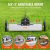 image:imageVEVOR Magnetic Pick Up Sweeper 17inch Heavy Duty Magnet Pickup Lawn Sweeper Roofing Tools 10 Lbs Yard Magnet with Telescoping Holder and Wheels to Pick Up Nails Magnetic Sweeper for Construction24 Inch