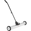 image:imageVEVOR Magnetic Pick Up Sweeper 17inch Heavy Duty Magnet Pickup Lawn Sweeper Roofing Tools 10 Lbs Yard Magnet with Telescoping Holder and Wheels to Pick Up Nails Magnetic Sweeper for Construction36 Inch55LBS