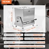 image:imageVEVOR Manual Meat Mixer 10L Fixed Tank  Heavy Duty Stainless Steel Hand Mixer for Ground Beef amp Sausage Max 15lb Mixing Meat Capacity with Gear Box and Lid HandleBX40T