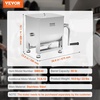 image:imageVEVOR Manual Meat Mixer 10L Fixed Tank  Heavy Duty Stainless Steel Hand Mixer for Ground Beef amp Sausage Max 15lb Mixing Meat Capacity with Gear Box and Lid HandleBX40