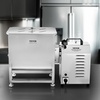image:imageVEVOR Manual Meat Mixer 10L Fixed Tank  Heavy Duty Stainless Steel Hand Mixer for Ground Beef amp Sausage Max 15lb Mixing Meat Capacity with Gear Box and Lid HandleCT22