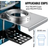 image:imageVEVOR Manual Tea Cup Sealer Machine 300500 Cuph Manual Boba Tea Sealer Machine Blue Boba Tea Sealing Machine 9095mm Cup Diameter Cup Sealing Mac