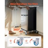 image:imageVEVOR Mini Fridge Stand 1625 Adjustable Dolly Washing Machine Stand Base with 4 Strong Feet 4 Locking Swivel Wheels Furniture Mover Mobile Base for Washing Machine Washer and Dryer