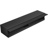 image:imageVEVOR Modern Floating TV Stand Wall Mounted 55 Under TV Shelf Floating Media Console Entertainment Center with Storage Cabinet for Living Room amp Bedroom WhiteBlack