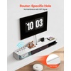 image:imageVEVOR Modern Floating TV Stand Wall Mounted 55 Under TV Shelf Floating Media Console Entertainment Center with Storage Cabinet for Living Room amp Bedroom WhiteWhite
