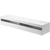 image:imageVEVOR Modern Floating TV Stand Wall Mounted 55 Under TV Shelf Floating Media Console Entertainment Center with Storage Cabinet for Living Room amp Bedroom WhiteWhite