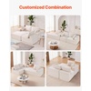 image:imageVEVOR Modular Sectional Sofa Modern 5Seater Modular Sofa with Hidden Storage Customizable Cloud Sectional Couch Solid Wood Frame Upholstered Comfy Couch for Living Room Bedroom BeigeBeige