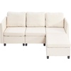 image:imageVEVOR Modular Sectional Sofa Modern 5Seater Modular Sofa with Hidden Storage Customizable Cloud Sectional Couch Solid Wood Frame Upholstered Comfy Couch for Living Room Bedroom BeigeBeige