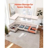 image:imageVEVOR Modular Sectional Sofa Modern 5Seater Modular Sofa with Hidden Storage Customizable Cloud Sectional Couch Solid Wood Frame Upholstered Comfy Couch for Living Room Bedroom BeigeBeige