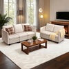 image:imageVEVOR Modular Sectional Sofa Modern 5Seater Modular Sofa with Hidden Storage Customizable Cloud Sectional Couch Solid Wood Frame Upholstered Comfy Couch for Living Room Bedroom BeigeBeige