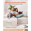 image:imageVEVOR Modular Sectional Sofa Modern 5Seater Modular Sofa with Hidden Storage Customizable Cloud Sectional Couch Solid Wood Frame Upholstered Comfy Couch for Living Room Bedroom BeigeBeige