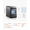 image:imageVEVOR Nugget Ice Maker 37lbs24H with Self Cleaning with Ice Scoop and Basket Stainless Steel Ice Machine with Convenient Ice Transfer for Home Kitchen Office BlackBlack