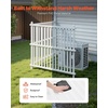 image:imageVEVOR Outdoor Privacy Screens 50 W x 50 H Air Conditioner Fence Pool Equipment Enclosure Horizontal Vinyl Privacy Fence Perfect to Enclose Trash Can and AC Units 2PanelWhite