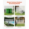 image:imageVEVOR Outdoor Privacy Screens 50 W x 50 H Air Conditioner Fence Pool Equipment Enclosure Horizontal Vinyl Privacy Fence Perfect to Enclose Trash Can and AC Units 2PanelWhite
