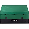 image:imageVEVOR Outdoor Storage Box 230 Gallon Waterproof PE Tarpaulin Deck Box wGalvanized Frame AllWeather Protection amp Portable for Camping Garden Poolside and Yard Black amp Green230gal